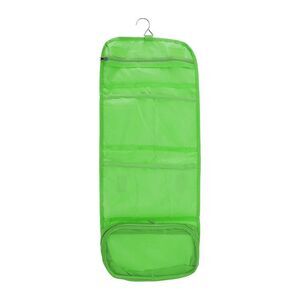 Foldable Hanging Solid Makeup Bag Green